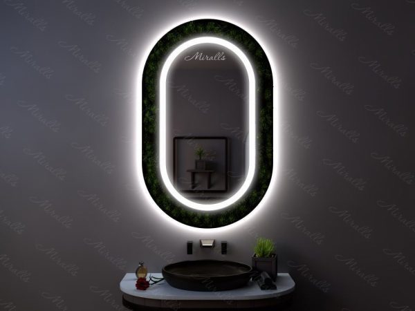 Капсульное эко-зеркало с подсветкой Viardo