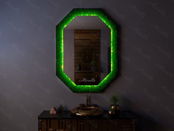 Красивое эко-зеркало с подсветкой Medichi Extra