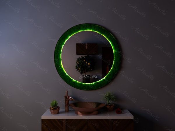 Круглое эко-зеркало с подсветкой Erarta Extra