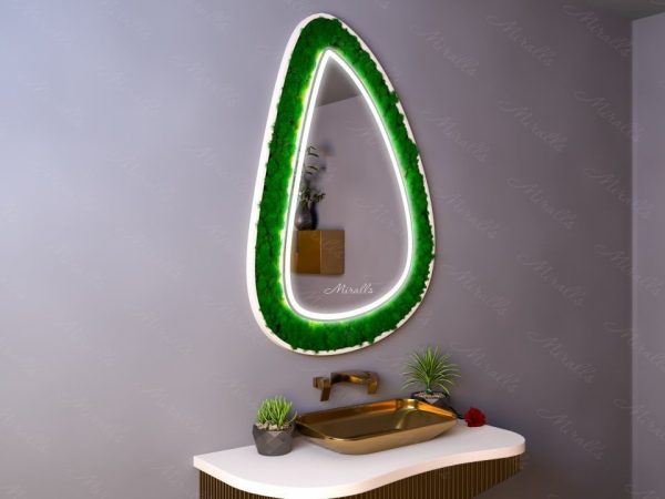 Фигурное эко-зеркало с подсветкой Melissa Plus