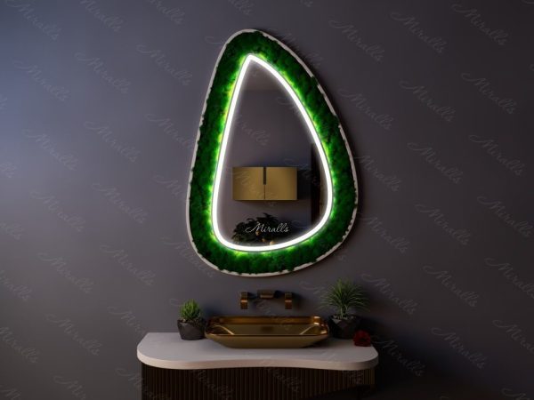 Фигурное эко-зеркало с подсветкой Melissa Plus
