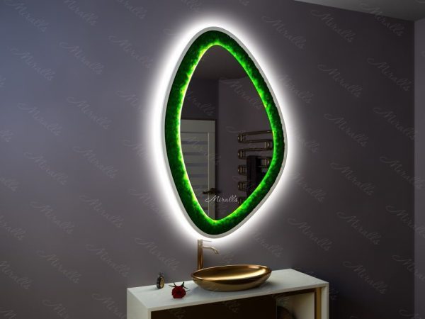 Фигурное эко-зеркало с подсветкой Miraflores Extra