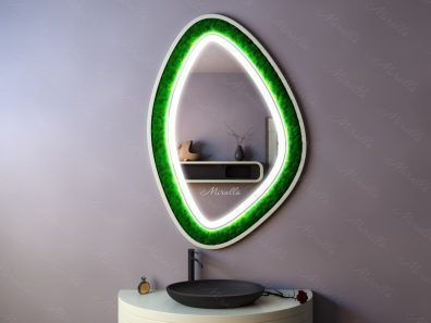 Фигурное эко-зеркало с подсветкой Miraflores Plus