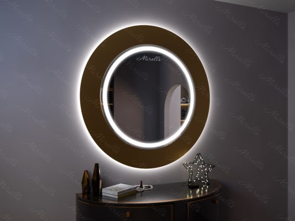 Круглое зеркало с подсветкой Lazio Plus