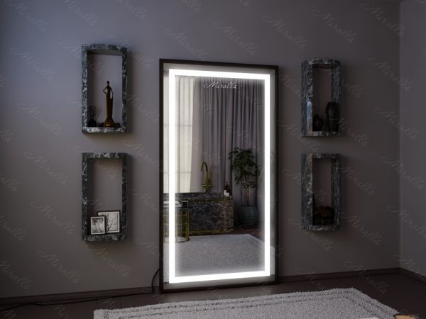 Напольное зеркало с подсветкой Ray Plus