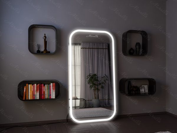 Напольное зеркало с подсветкой Satin Plus