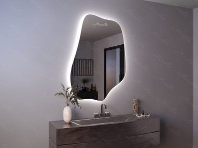 Фигурное зеркало с подсветкой Burgos Extra