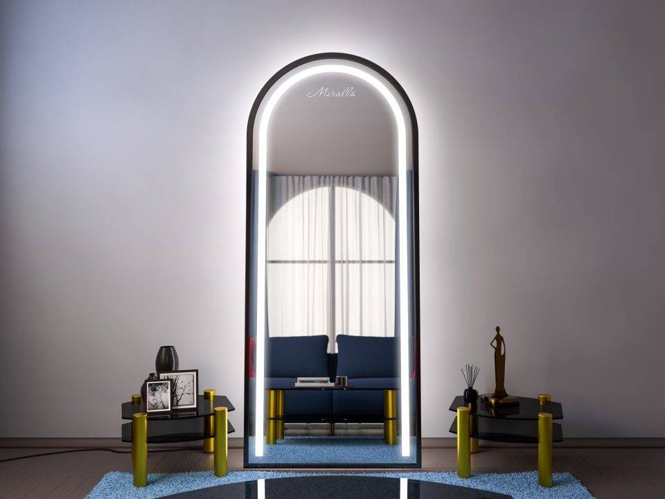 Напольное зеркало с подсветкой Lalique Plus