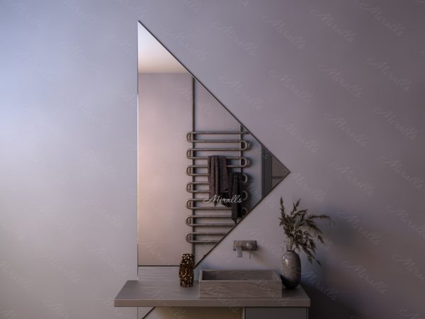 Стильное зеркало необычной формы Vector