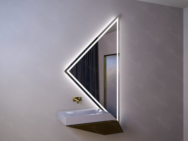 Стильное зеркало с подсветкой Vector Plus