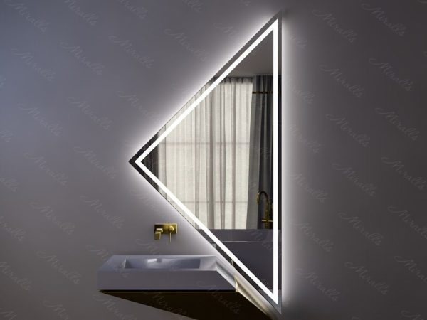 Стильное зеркало с подсветкой Vector Plus