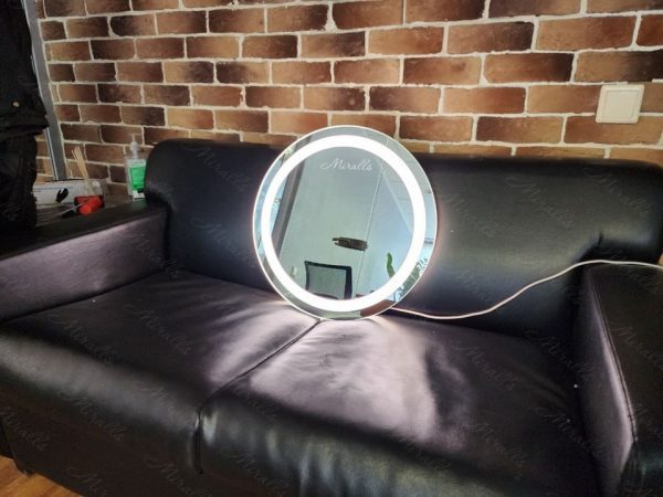Круглое зеркало с подсветкой Tube