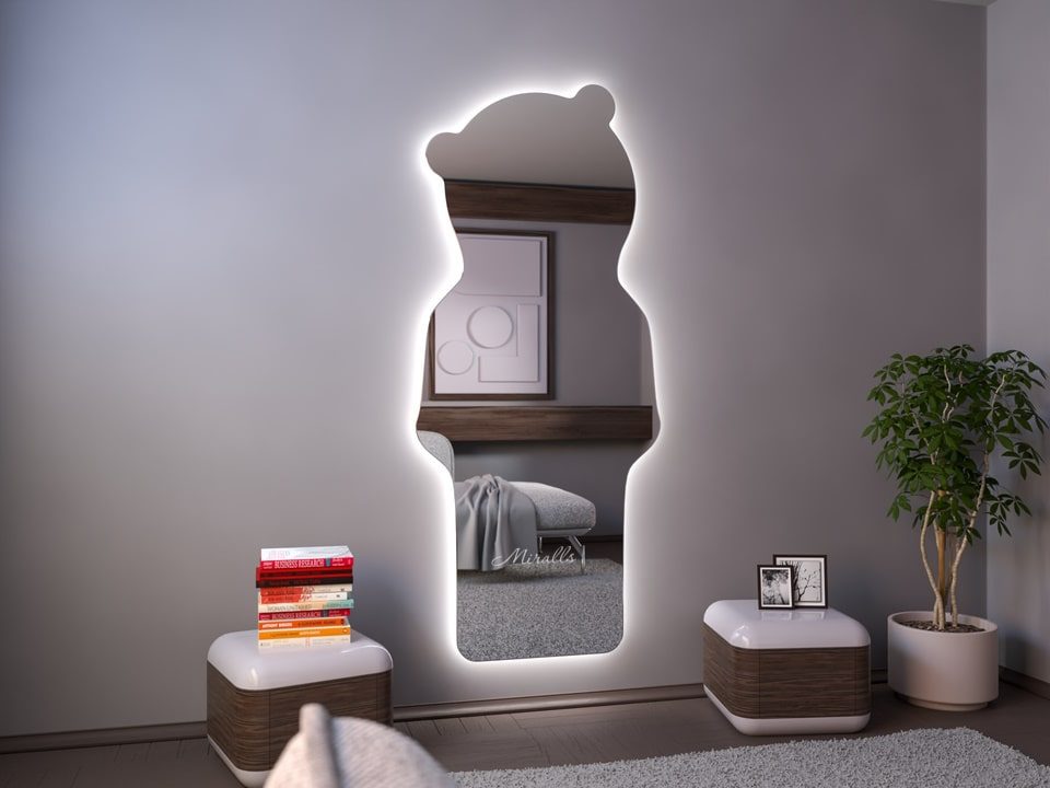 Фигурное зеркало с подсветкой Vinni Extra