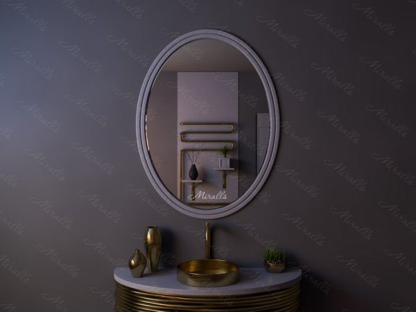 Овальное зеркало без подсветки Tino