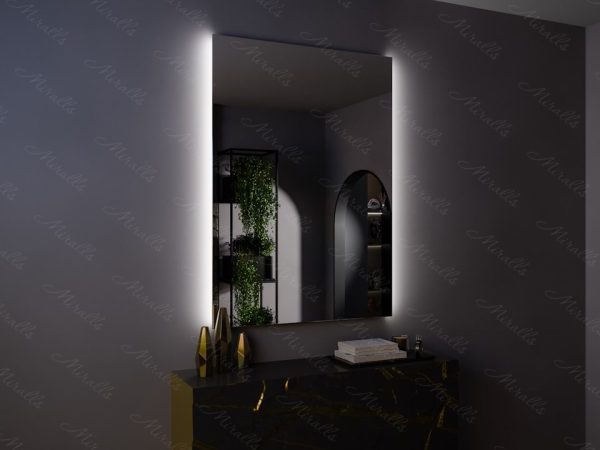 Прямоугольное зеркало с подсветкой Alcor