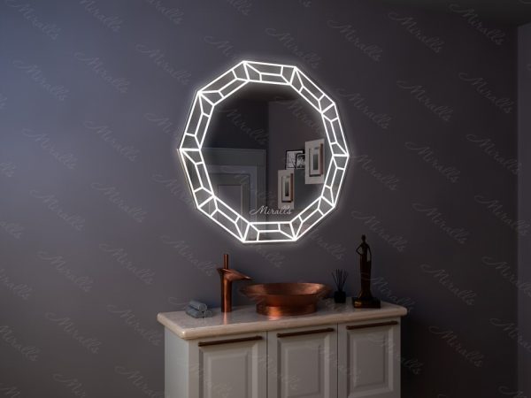Зеркало с художественной подсветкой Cardinale