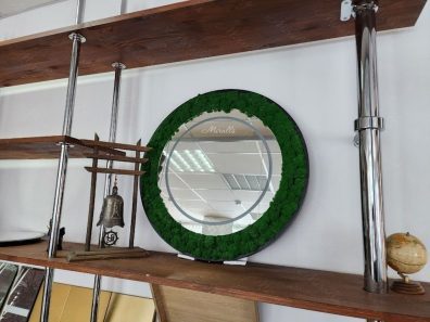 Круглое эко-зеркало со мхом Forest Plus