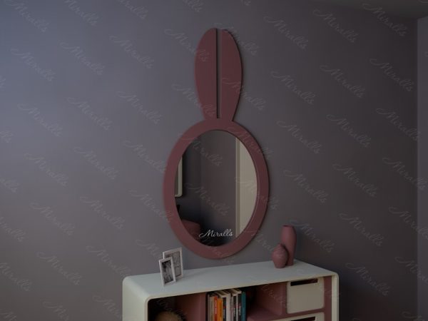 Зеркало без подсветки в раме Bunny