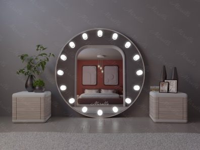 Напольное зеркало с лампочками Cantelli