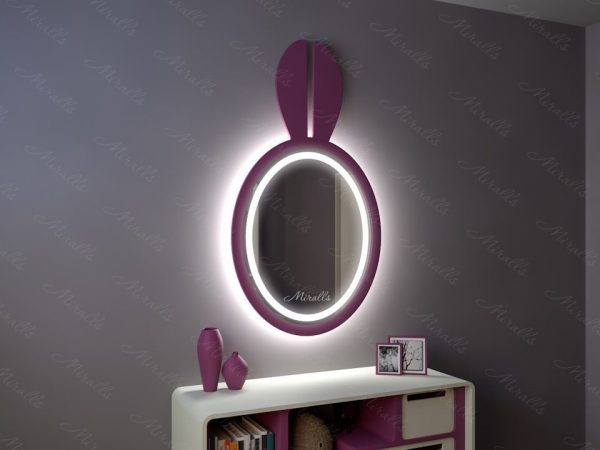 Зеркало с подсветкой в раме Bunny Plus