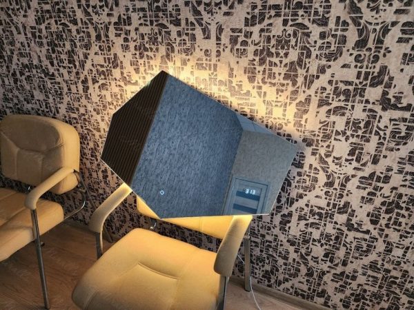 Многоугольное зеркало с подсветкой Iceberg Extra