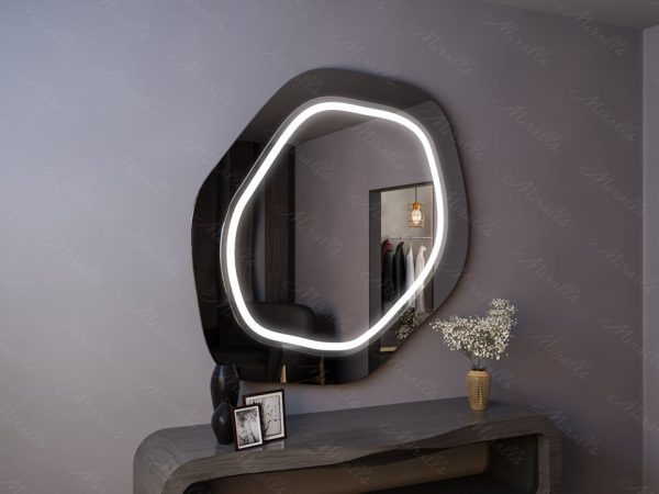 Фигурное зеркало с подсветкой Cayman Plus