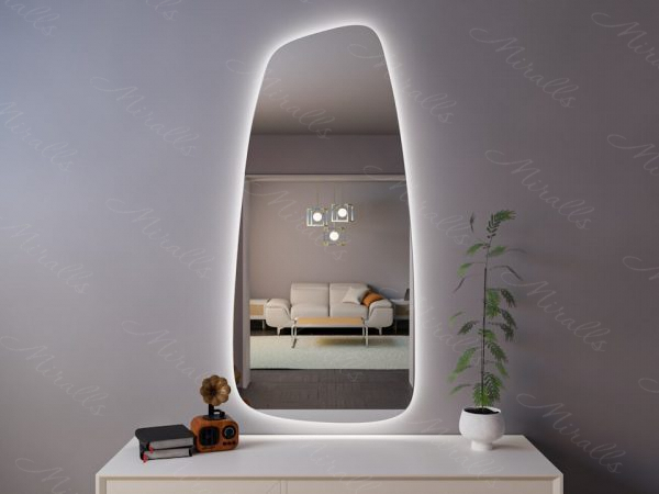 Фигурное зеркало с подсветкой Hoover Extra