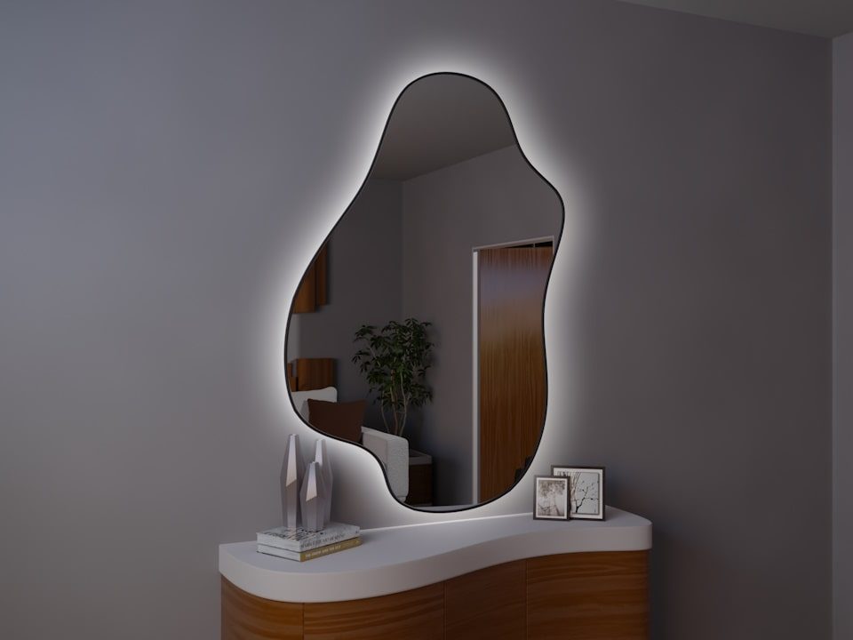 Фигурное зеркало с подсветкой Magellan Extra