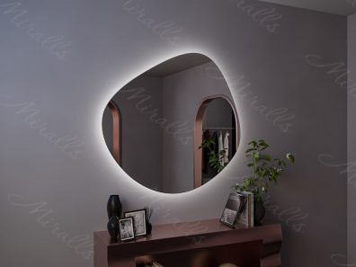 Фигурное зеркало с подсветкой Satori Extra