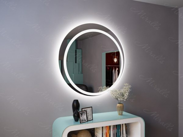 Круглое зеркало с подсветкой Spot