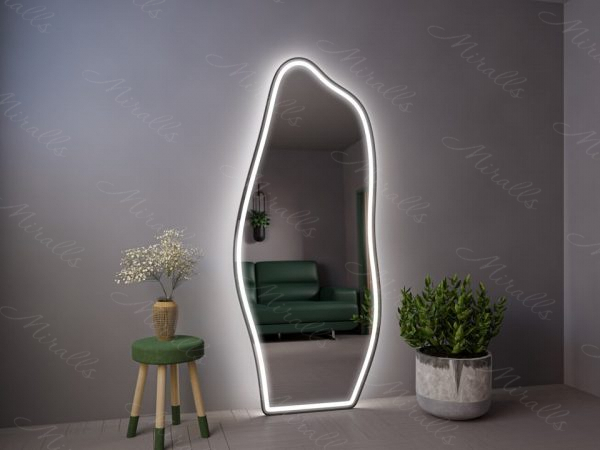 Напольное зеркало с подсветкой Sanches Plus