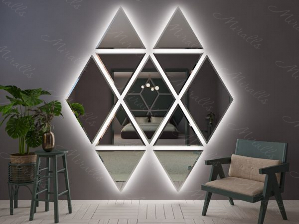 Зеркальная композиция с подсветкой Loriana Extra
