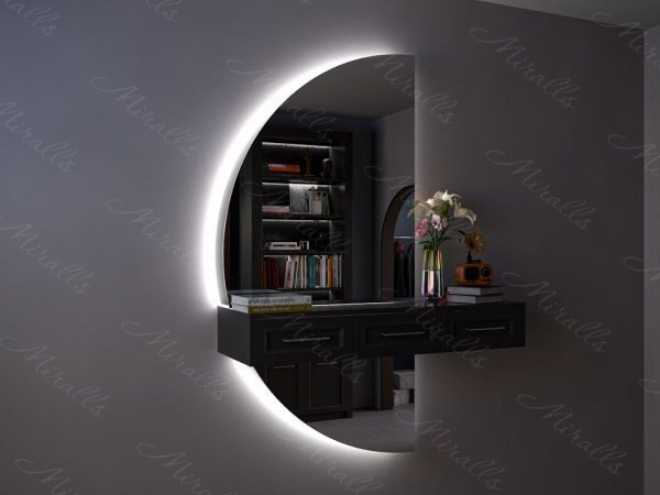 Зеркальный шкаф с подсветкой Fortis Extra