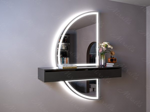 Зеркальный шкаф с подсветкой Fortis Plus