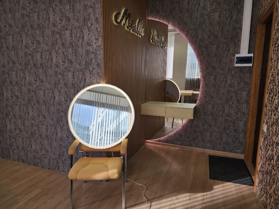 Круглое зеркало с подсветкой и тач сенсором Ring