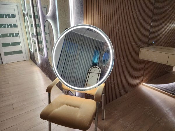 Круглое зеркало с подсветкой Tube