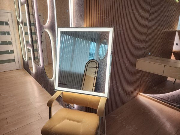 Прямоугольное зеркало с подсветкой и датчиком движения Edging