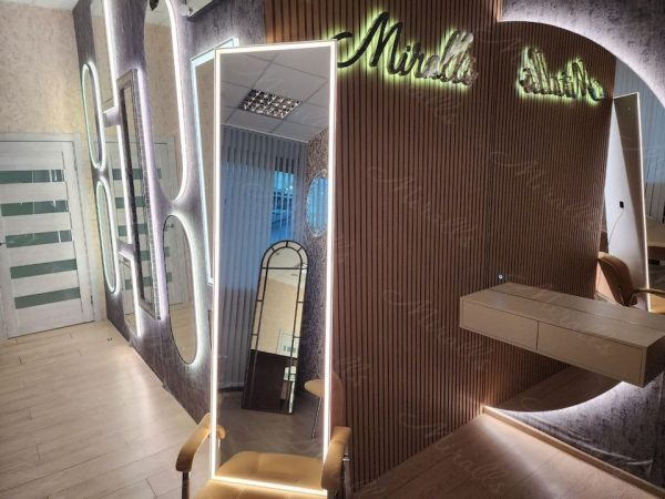 Высокое зеркало с подсветкой Murano Extra XL