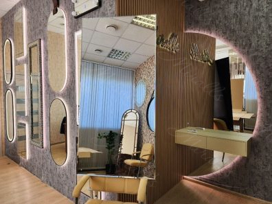 Зеркальное полотно с фацетом