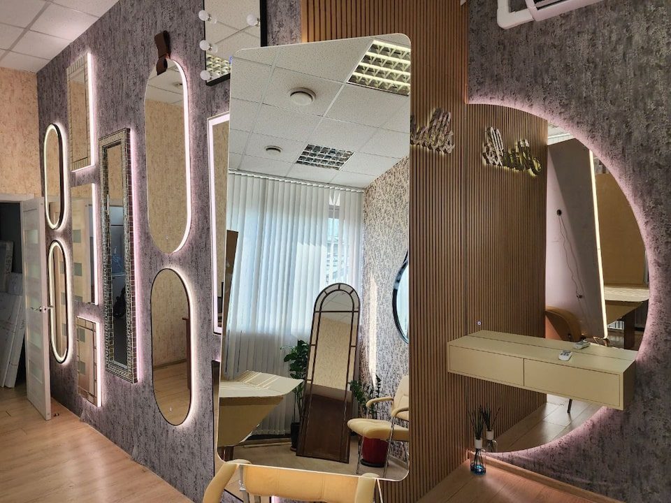 Ростовое зеркало с подсветкой Lux XL