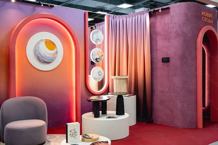 Зеркала Miralls на выставке Московская неделя интерьера и дизайна