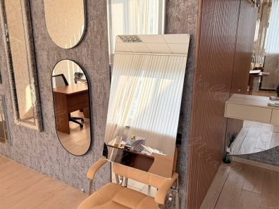 Зеркало без подсветки со скруглением